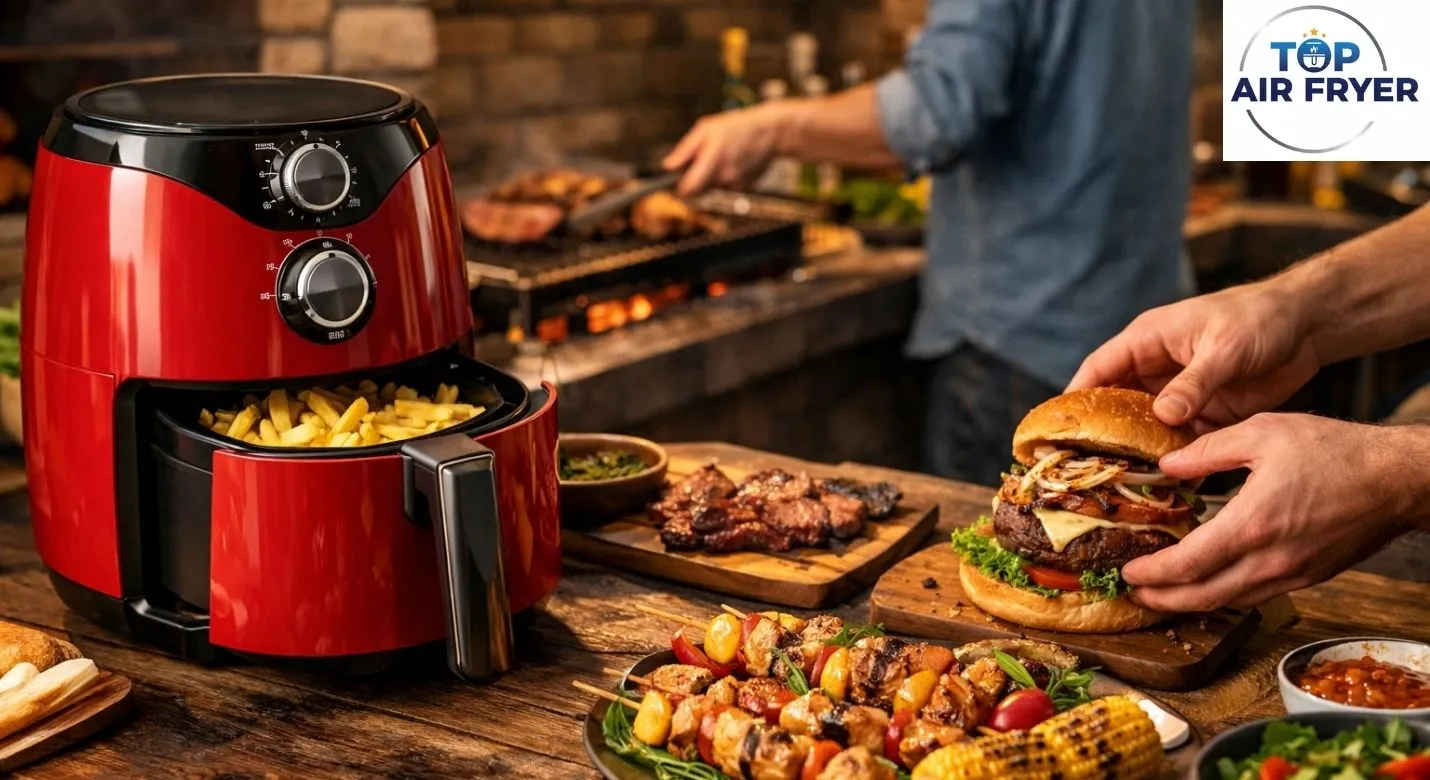 Perfil de uso da Air Fryer compacta