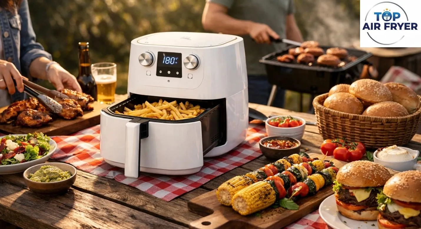 Programação automática facilita o uso da Air Fryer digital