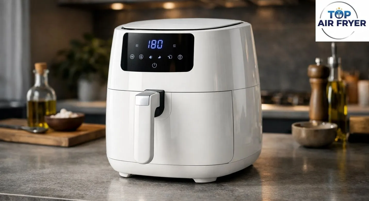 Air Fryer com painel digital facilita o controle de tempo e temperatura