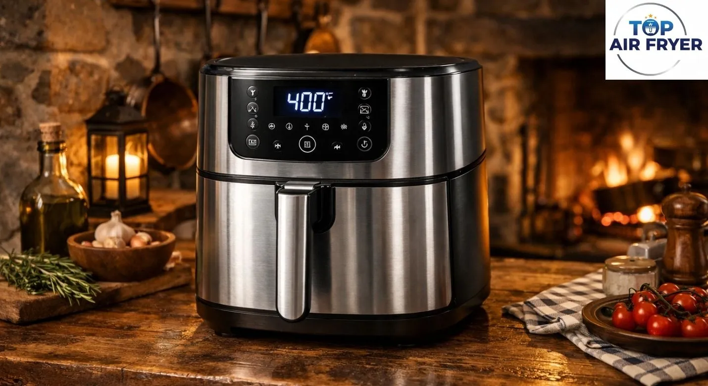 Tabela comparativa do sistema de aquecimento na Air Fryer