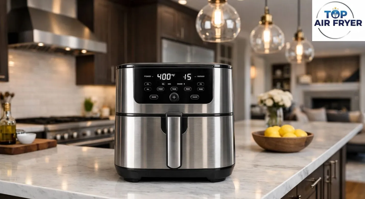 Consumo energético e segurança com timer na Air Fryer