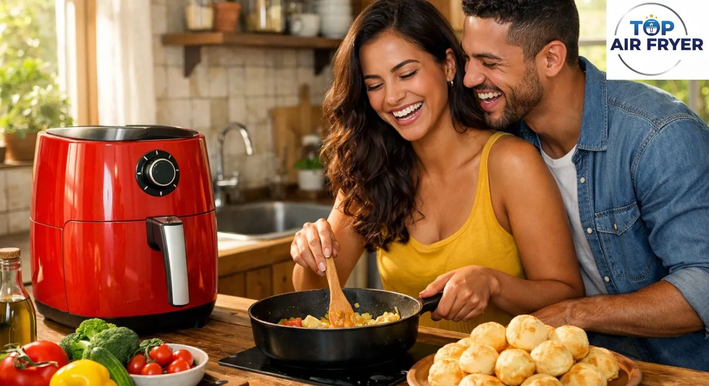 Benefícios do modo pré-programado em Air Fryer Digital