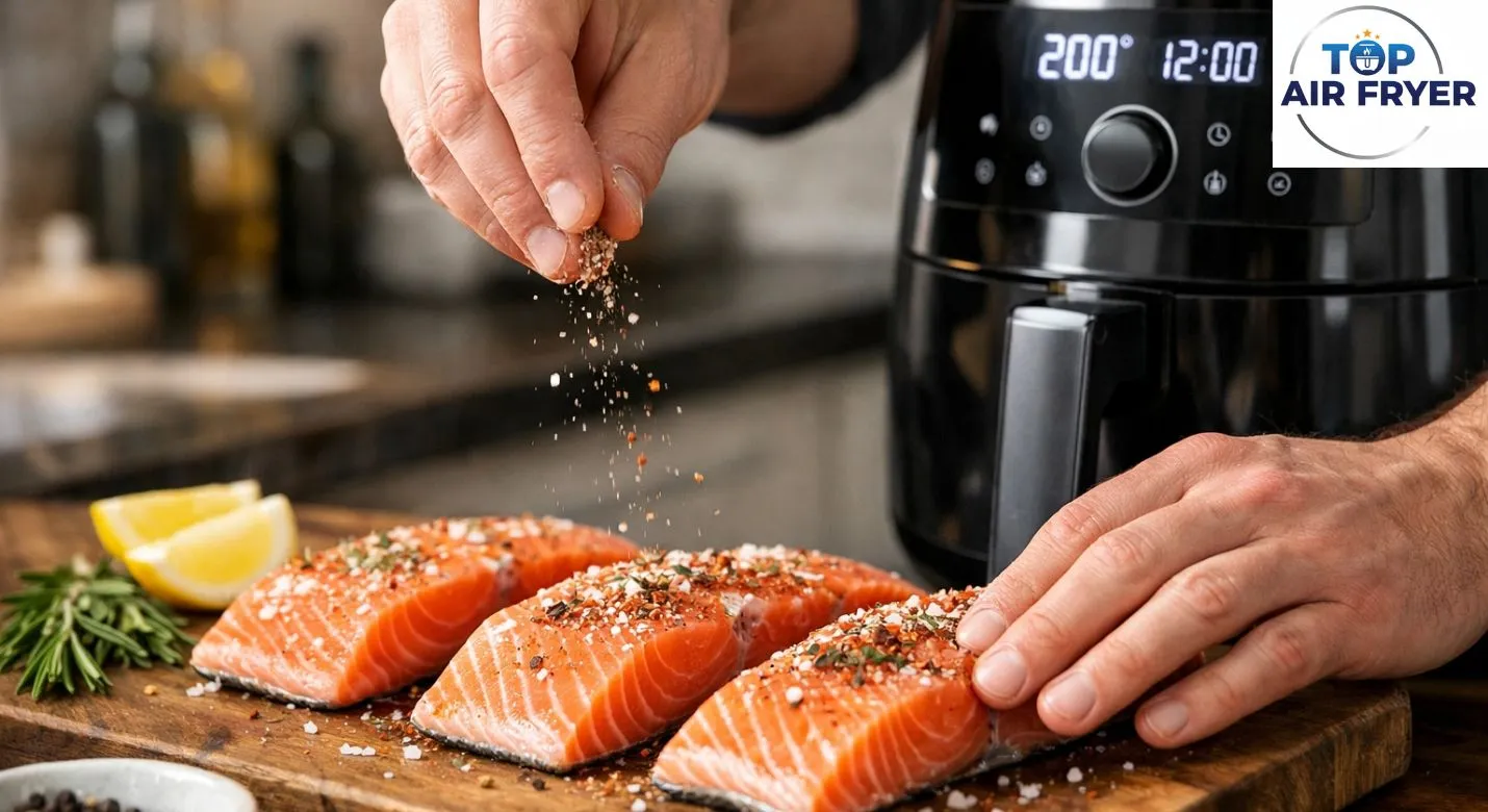 Ventoinha e sistema de circulação em Air Fryer
